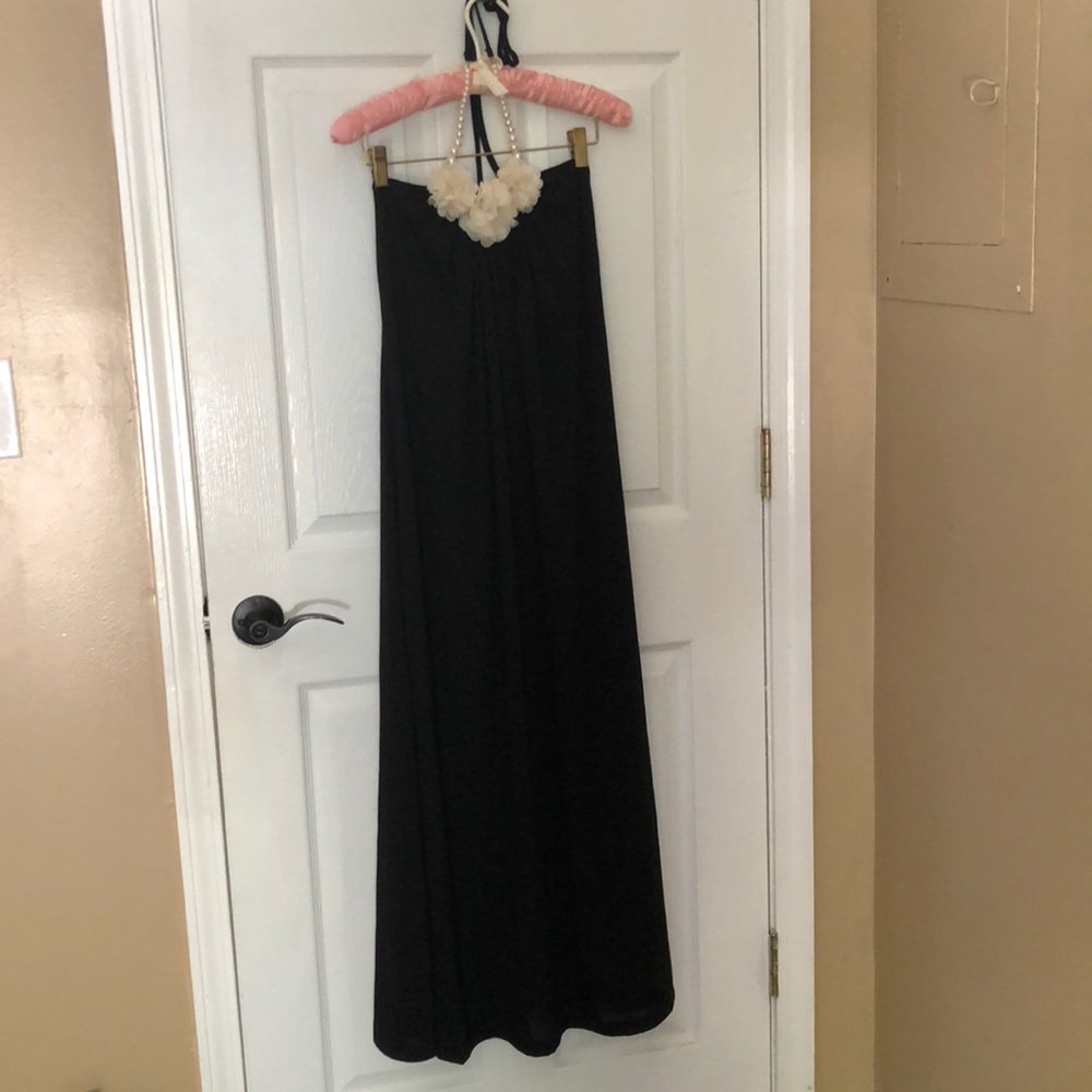 Black, long dress